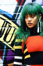 RIHANNA on the Set of a Photoshoot in East Village 02/07/2017