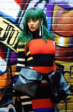 RIHANNA on the Set of a Photoshoot in East Village 02/07/2017