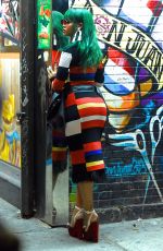 RIHANNA on the Set of a Photoshoot in East Village 02/07/2017
