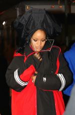 RIHANNA Out in New York 02/06/2017