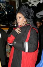 RIHANNA Out in New York 02/06/2017