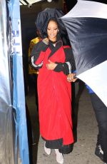 RIHANNA Out in New York 02/06/2017