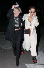RITA ORA Arrives at a Birthday Dinner at Matsuhisa in Beverly Hills 02/18/2017