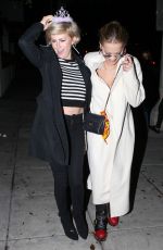 RITA ORA Arrives at a Birthday Dinner at Matsuhisa in Beverly Hills 02/18/2017