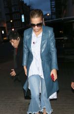 RITA ORA Arrives at BBC Radio 1 Studios in London 02/23/2017