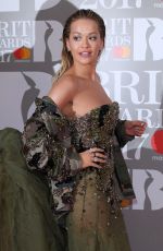 RITA ORA at Brit Awards 2017 in London 02/22/2017