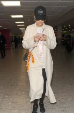 RITA ORA at Heathrow Airport in London 02/21/2017