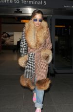 RITA ORA at Heathrow Airport in London 02/27/2017
