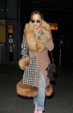 RITA ORA at Heathrow Airport in London 02/27/2017