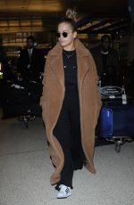 RITA ORA at Los Angeles International Airport 02/10/2017