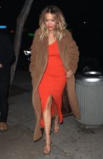 RITA ORA Out for Dinner in Santa Monica 02/01/2017