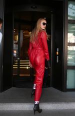 ROMEE STRIJD Arrives at Grand Hotel Gallia in Milan 02/25/2017
