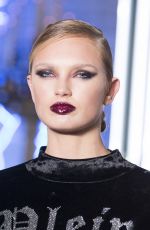 ROMEE STRIJD at Philipp Plein Fashion Show in New York 02/13/2017