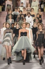 ROMEE STRIJD at Philosophy di Lorenzo Serafini Fashion Show in Milan 02/25/2017