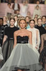 ROMEE STRIJD at Philosophy di Lorenzo Serafini Fashion Show in Milan 02/25/2017