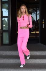 ROMEE STRIJD Leaves Her Hotel in Milan 02/25/2017