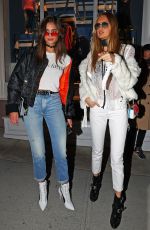 ROMEE STRIJD Leaves Ralph Lauren Fashion Show in New York 02/15/2017