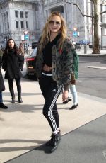 ROMEE STRIJD Out in Milan 02/21/2017