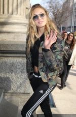 ROMEE STRIJD Out in Milan 02/21/2017