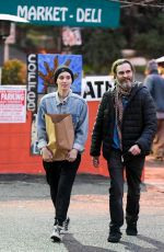 ROONEY MARA and Joaquin Phoenix Night Out in Los Angeles 02/04/2017