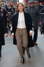 ROSAMUND PIKE Arrives at Good Morning America in New York 02/06/2017