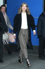 ROSAMUND PIKE Arrives at Good Morning America in New York 02/06/2017