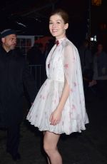 ROSAMUND PIKE Arrives at 