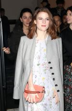 ROSE LESLIE Leaves Her Hotel in New York 02/12/2017