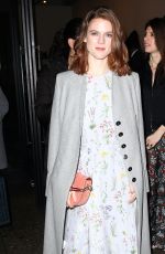 ROSE LESLIE Leaves Her Hotel in New York 02/12/2017