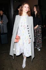 ROSE LESLIE Leaves Her Hotel in New York 02/12/2017
