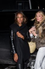 RROMEE STRIJD Arrives at Jeremy Scott Fashion Show at NYFW 02/10/2107