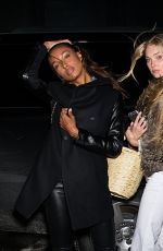 RROMEE STRIJD Arrives at Jeremy Scott Fashion Show at NYFW 02/10/2107