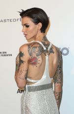 RUBY ROSE at 25th Annual Elton John Aids Foundation’s Oscar Viewing Party in Hollywood 02/26/2017