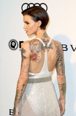 RUBY ROSE at 25th Annual Elton John Aids Foundation’s Oscar Viewing Party in Hollywood 02/26/2017