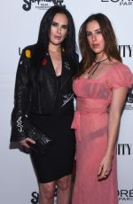 RUMER and SCOUT WILLIS at Vanity Fair and L’Oreal Paris Toast to Young Hollywood in West Hollywood 02/21/2017