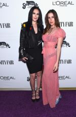 RUMER and SCOUT WILLIS at Vanity Fair and L’Oreal Paris Toast to Young Hollywood in West Hollywood 02/21/2017