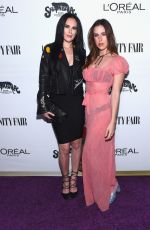 RUMER and SCOUT WILLIS at Vanity Fair and L’Oreal Paris Toast to Young Hollywood in West Hollywood 02/21/2017