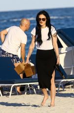 RUMER WILLIS in Bikini on the Beach in Miami 02/05/2017