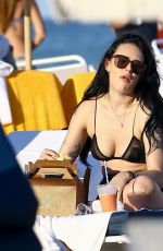 RUMER WILLIS in Bikini on the Beach in Miami 02/05/2017
