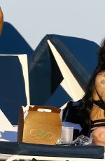 RUMER WILLIS in Bikini on the Beach in Miami 02/05/2017