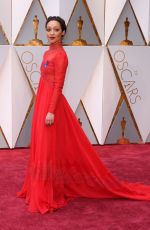 RUTH NEGGA  at 89th Annual Academy Awards in Hollywood 02/26/2017
