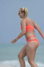 SABINE LISICKI in Bikini at a Beach in Miami 02/03/2017