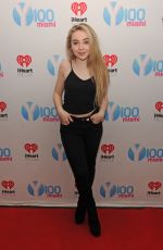 SABRINA CARPENTER at Hits 97.3 Radio in Miami 02/06/2017