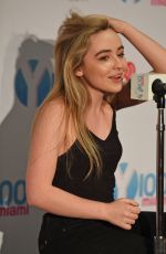 SABRINA CARPENTER at Hits 97.3 Radio in Miami 02/06/2017