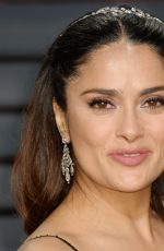 SALMA HAYEK at 2017 Vanity Fair Oscar Party in Beverly Hills 02/26/2017