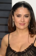 SALMA HAYEK at 2017 Vanity Fair Oscar Party in Beverly Hills 02/26/2017