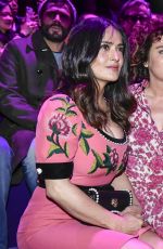 SALMA HAYEK at Gucci Fashion Show at Milan Fashion Week 02/22/2017