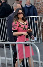 SALMA HAYEK at Gucci Fashion Show at Milan Fashion Week 02/22/2017