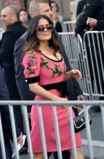 SALMA HAYEK at Gucci Fashion Show at Milan Fashion Week 02/22/2017