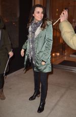 SAMANTHA BARKS Leaves Her Hotel in New York 02/17/2017